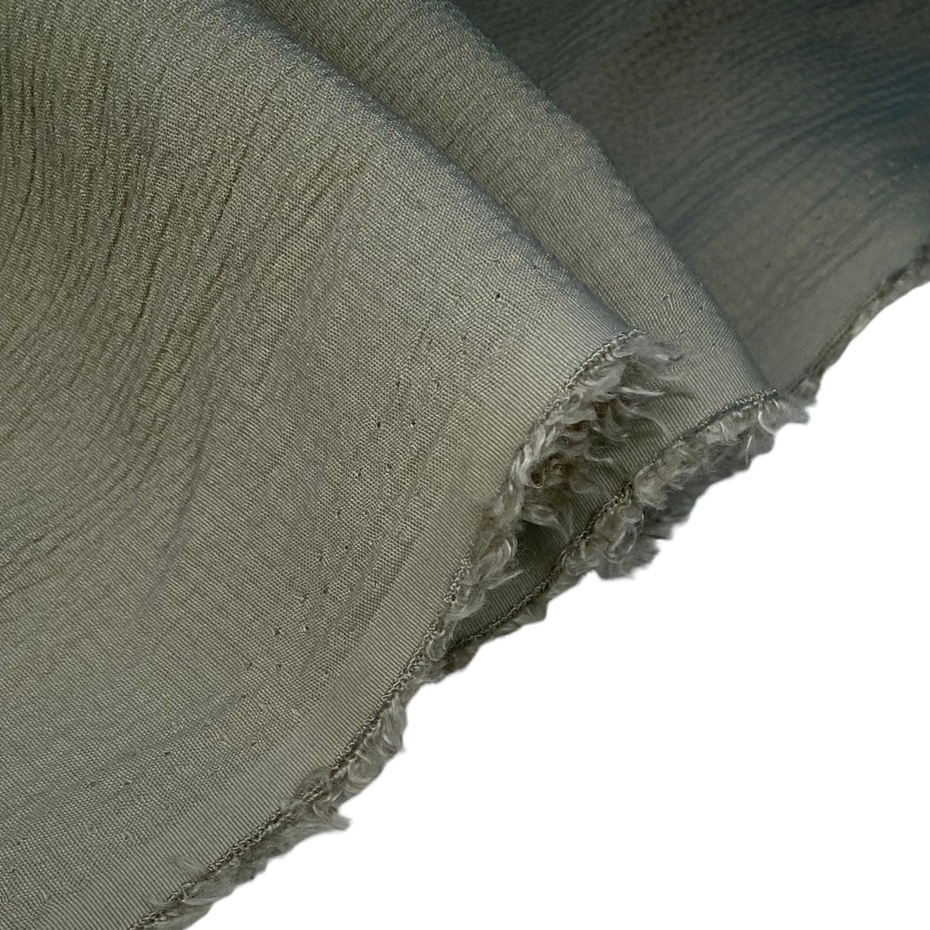 Crinkled Cotton/Polyester - Cornsilk