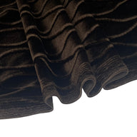 Embossed Stretch Velvet - Dark Brown