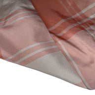 Plaid China Silk - Pink/Off White