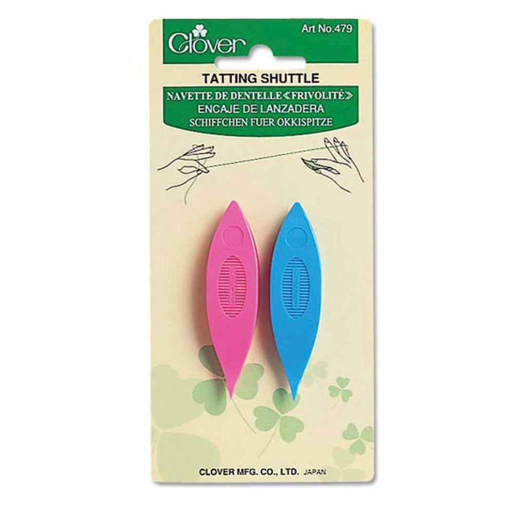 Tatting Shuttle - Clover 479 - 2pcs. - Assorted Colours