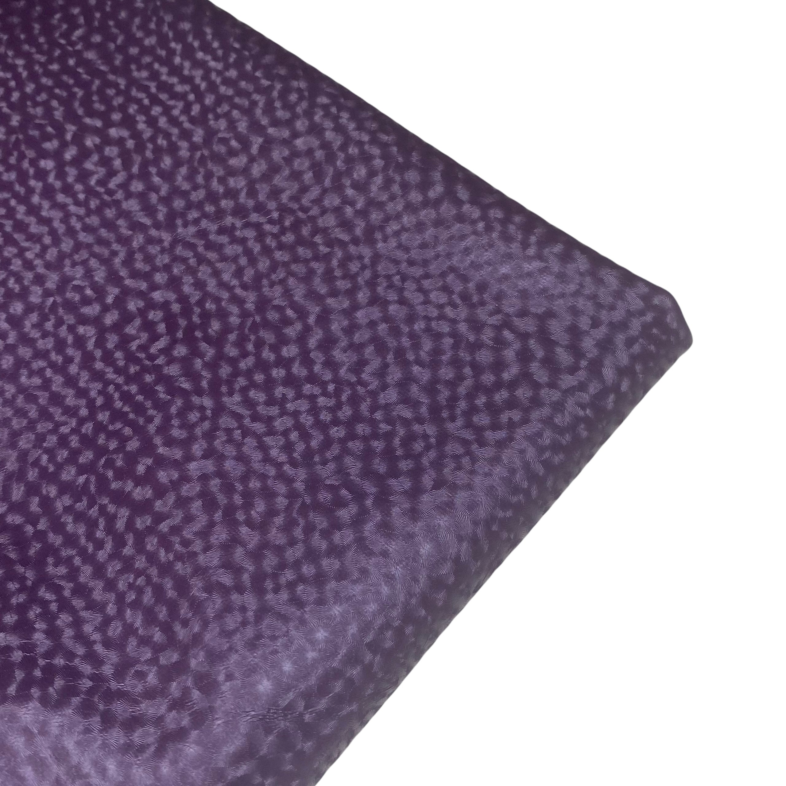 Textured Stretch Vinyl - Purple