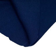 Cotton Tubular Rib Knit - Navy