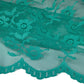 Scalloped Edged Floral Polyester Lace - 52” - Mint Green
