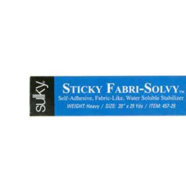 Heavy Weight Self Stick Water Soluble Stabilizer - White - By the Yard