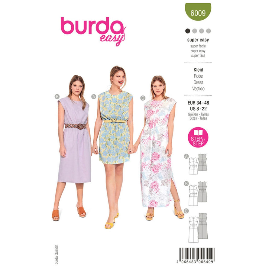 Dress Sewing Pattern - Burda Easy 6009