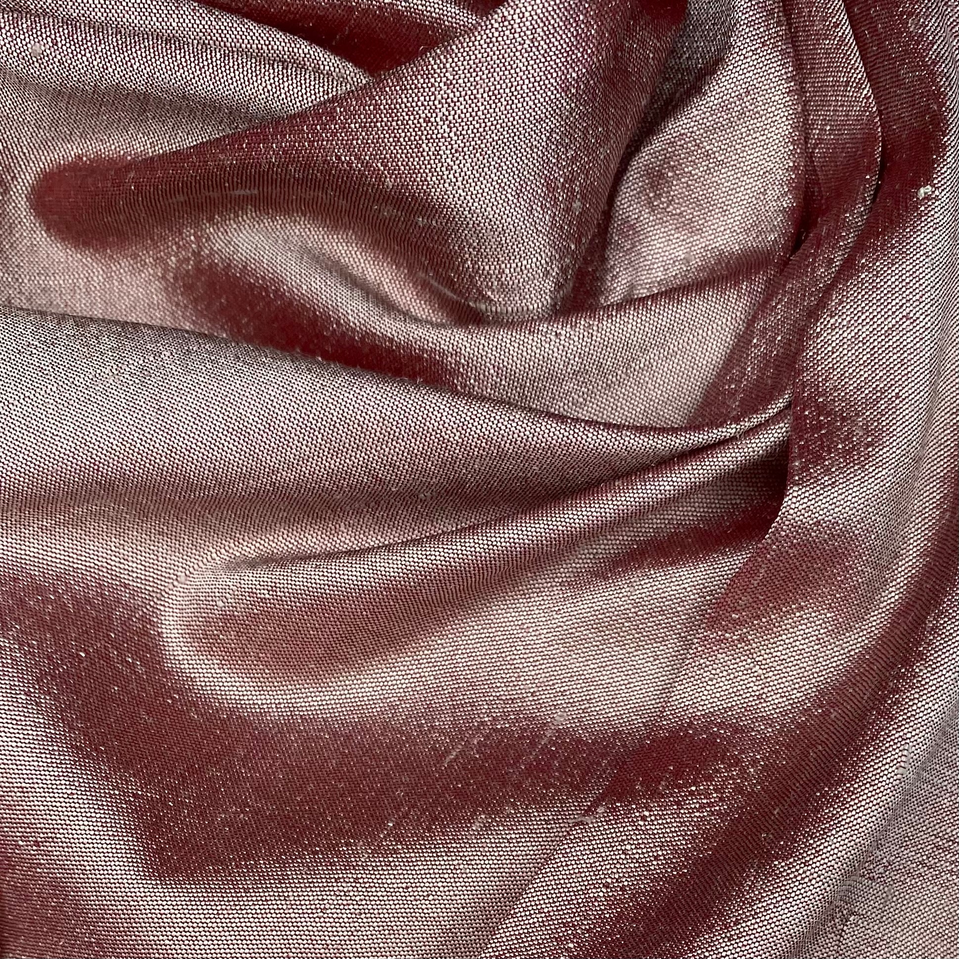 Shot Silk Dupioni - Blush/Red