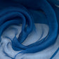 Crinkled Silk Chiffon - Cobalt Blue