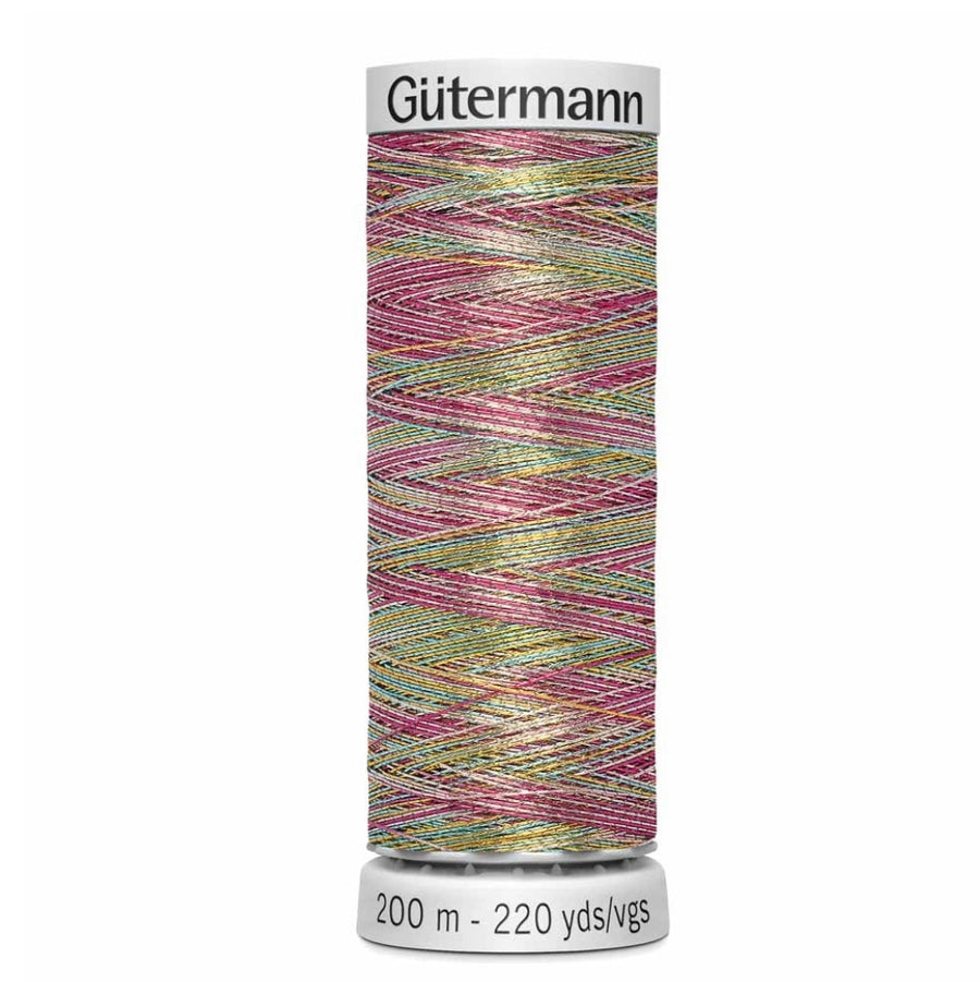 Dekor Variegated Metallic Thread - 200m - Summer Day