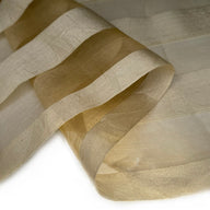Striped Silk Organza - Gold