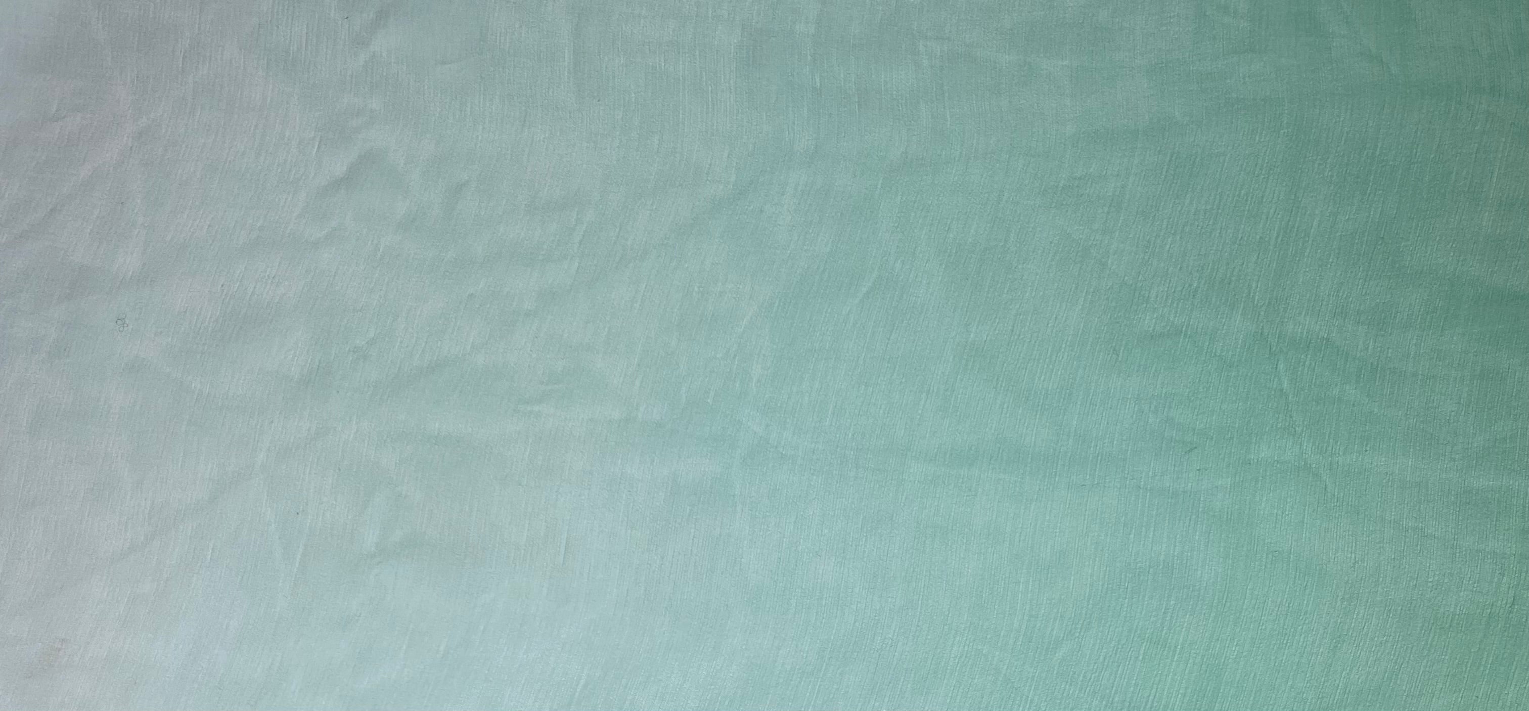 Ombré Crinkled Silk Chiffon - 44" - Green