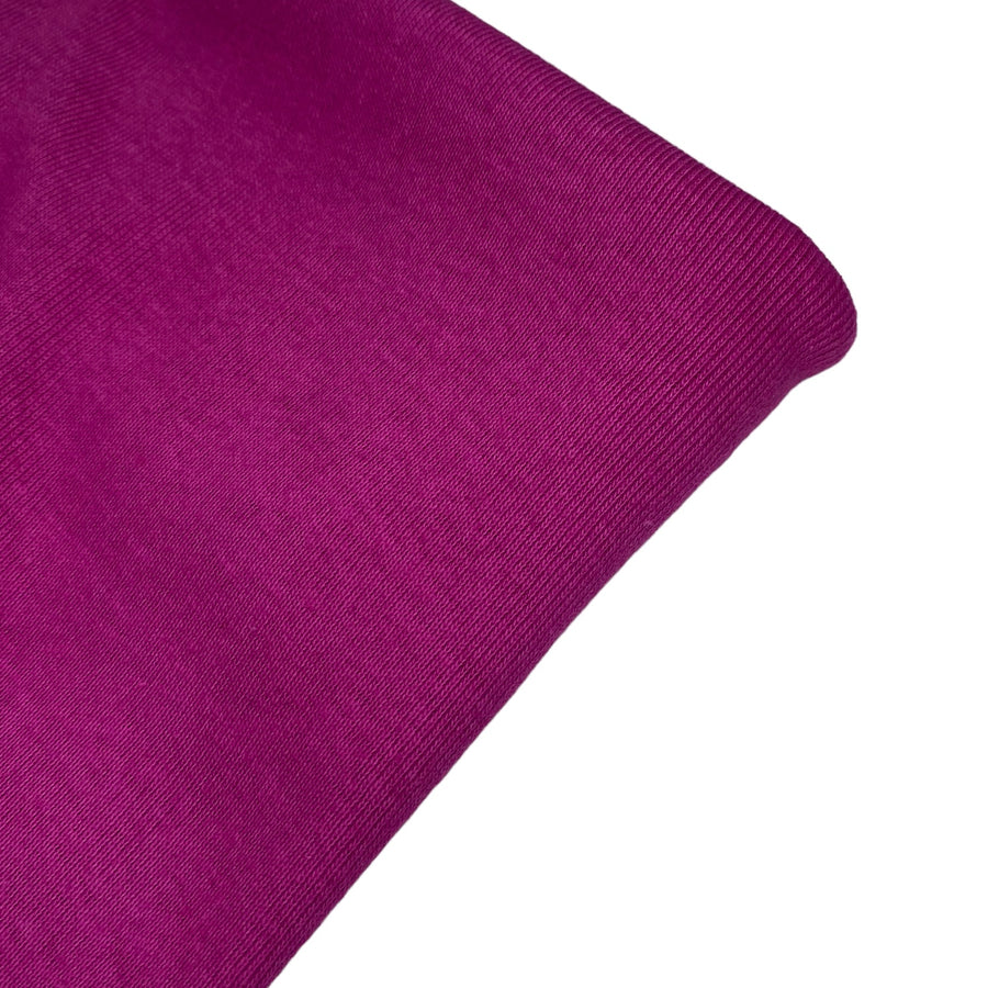 Cotton Tubular Rib Knit - Fucshia