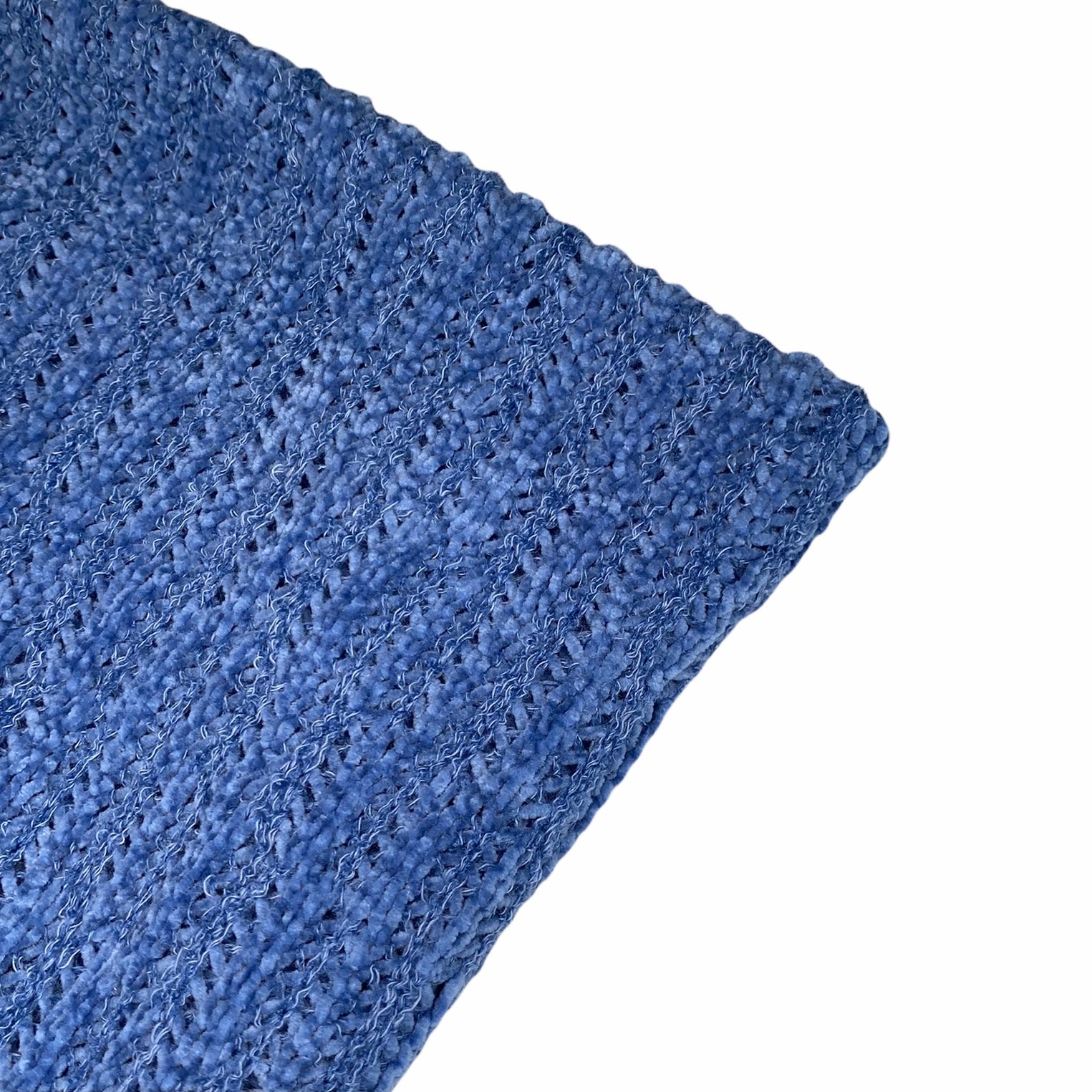Chenille Polyester Knit - Blue