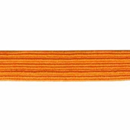 Braided Elastic - 11mm - By the Yard - Bright Orange