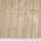 Floral Striped Silk Crinkled Chiffon - 44” - Beige