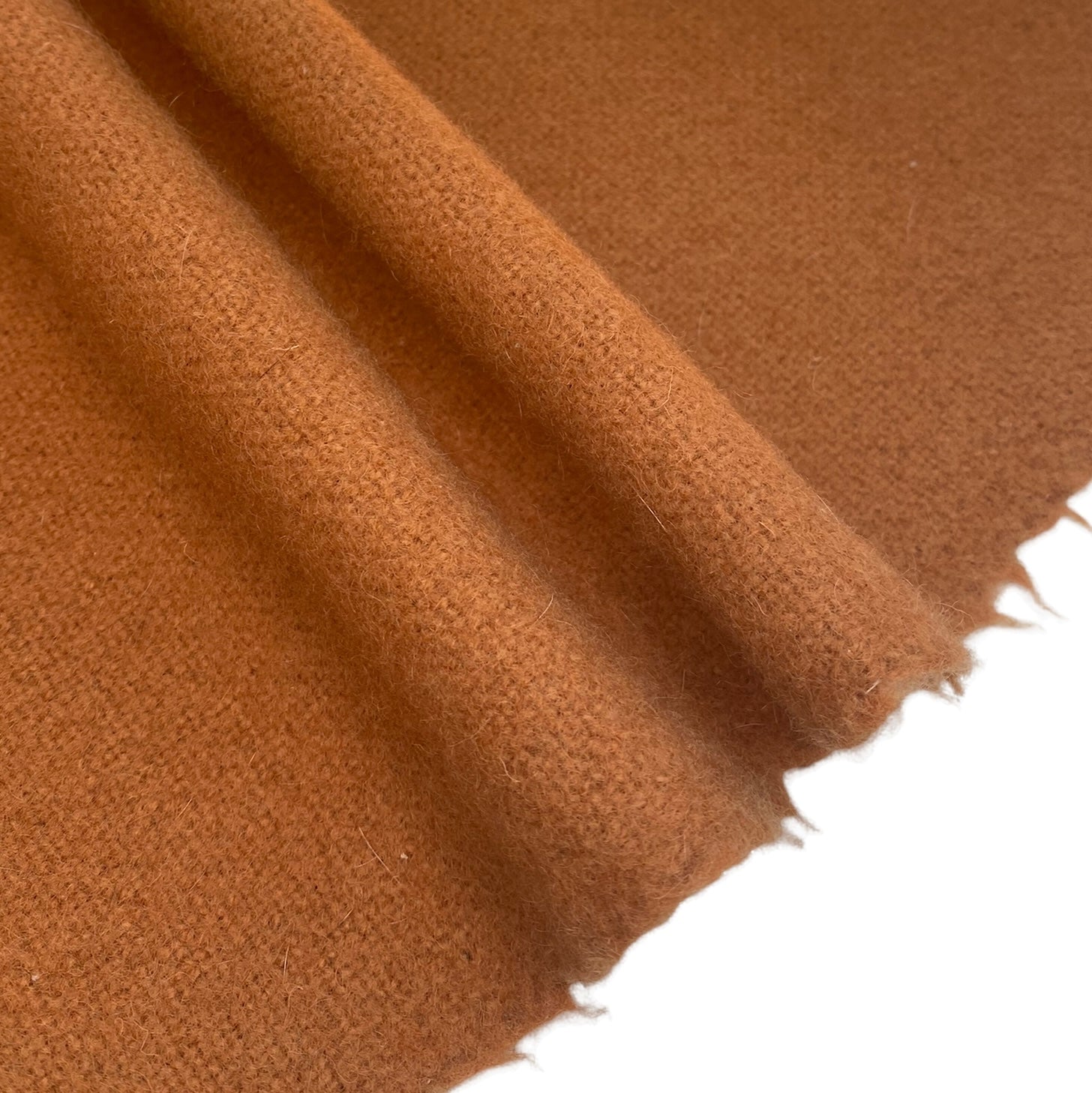 Wool Coating - Rusty Orange