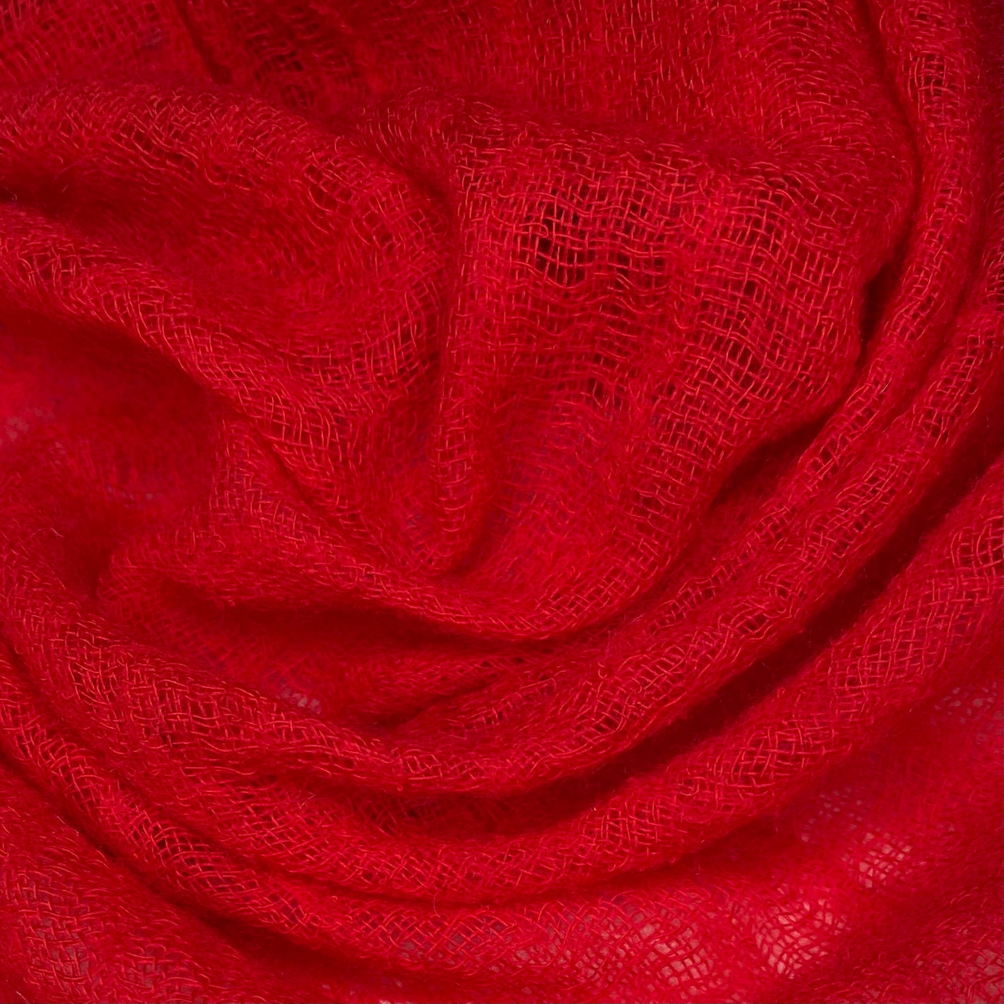 Wool Gauze - Red