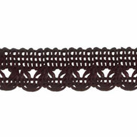 Knit Scroll - 13mm - By the Yard - Black
