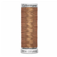 Dekor Metallic Thread - 200m - Brilliant Pink