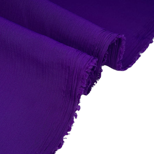 Crinkled Polyester - Hydrangea