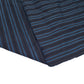 Striped Stretch Cotton Poplin - 50” - Blue/Brown