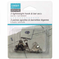 Lightweight Hook & Bar Sets - Silver - 3 sets