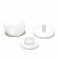 Plastic Snap Fasteners - Size 2 - 11mm (3/8″) - 30 sets - Red