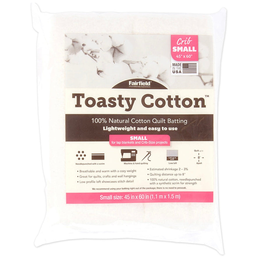 Natural Cotton Quilt Batting - 72″ x 90″