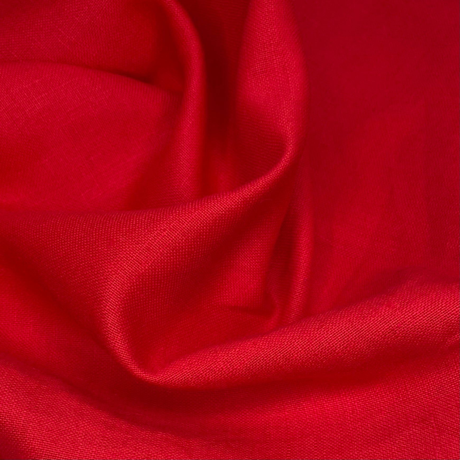 Cotton/Linen Blend - 52” - Red