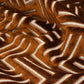 Patterned Velvet Upholstery - Designer Remnant - Copper