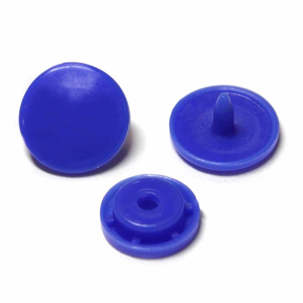 Plastic Snap Fasteners - Size 2 - 11mm (3/8″) - 30 sets - Black