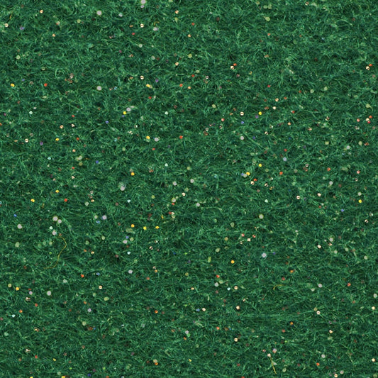 Multi-Coloured Glitter Craft Felt - 72” - Kelly Green