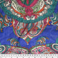 Paisley Silk Chiffon - 54” - Blue/Pink