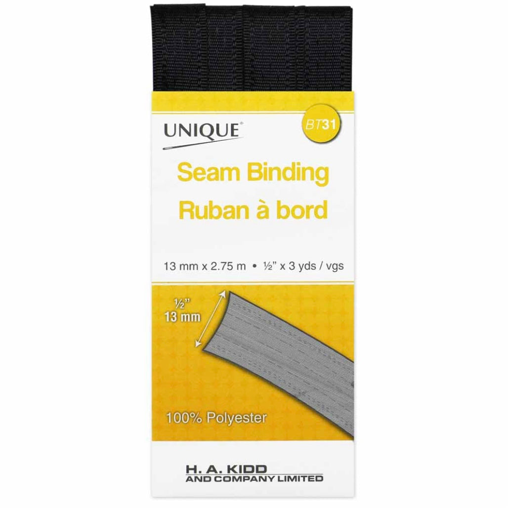 Seam Binding 14mm x 2.75m - Light Blue