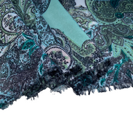 Paisley Polyester Chiffon - 58” - Mint