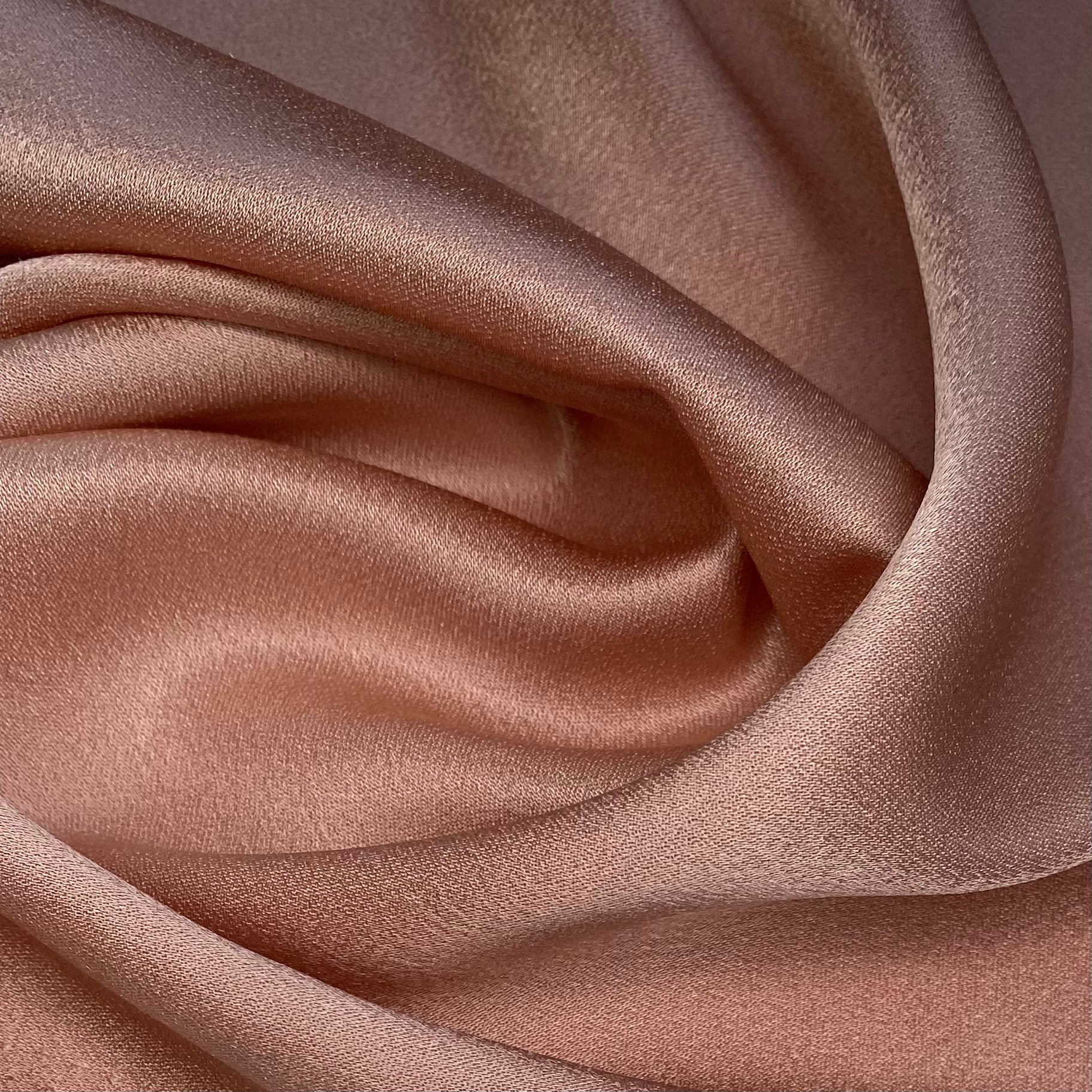 Polyester Crepe Back Satin - 44” - Dusty Pink