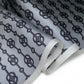 Printed Silk Twill - Chain Print - Silver/Black