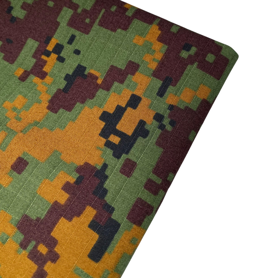 Printed Ripstop Cotton Canvas - Digital Camouflage