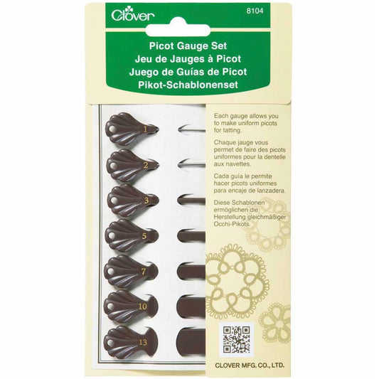 Picot Gauge Set - 7 pcs - Clover 8104