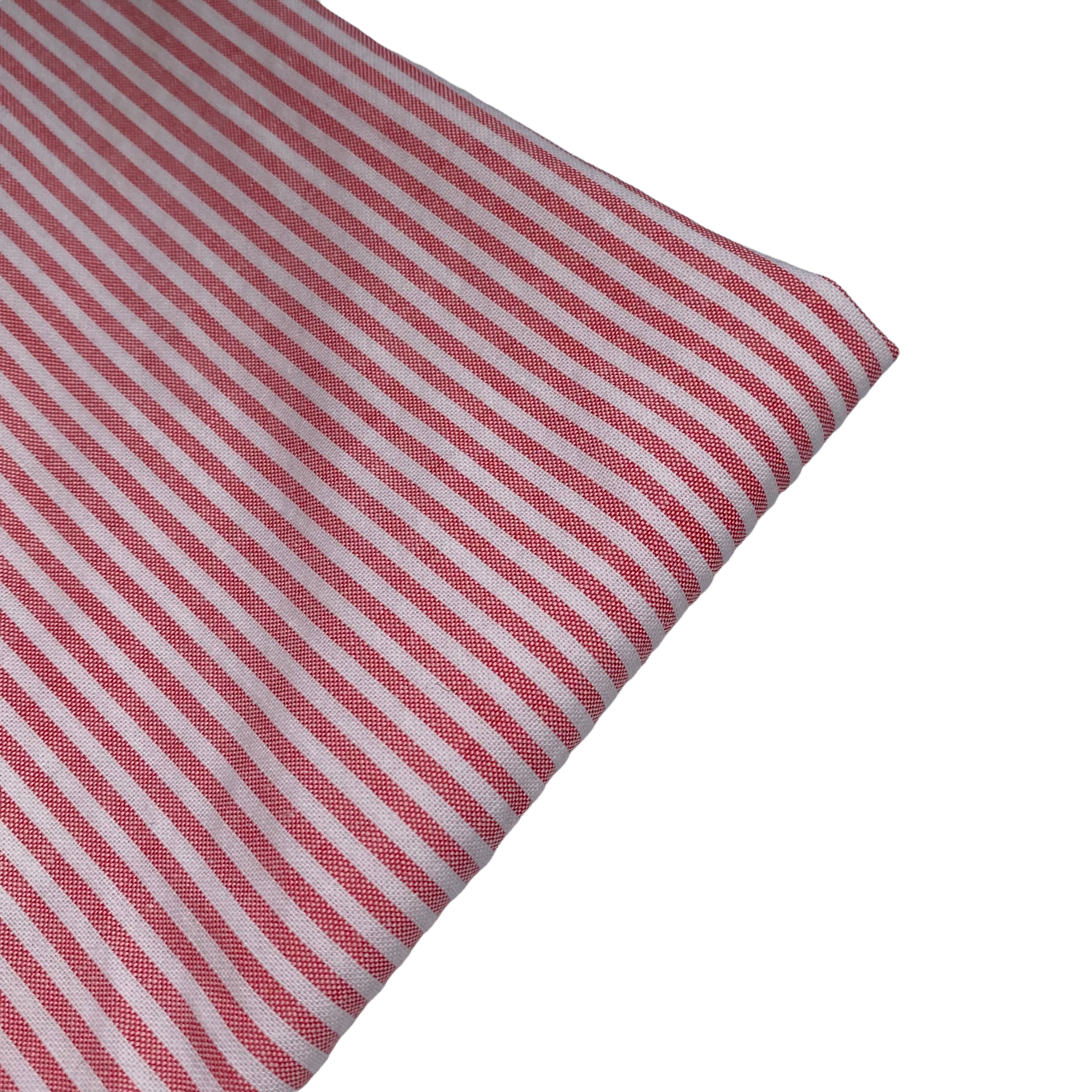 Yarn Dyed - Striped Cotton - Pink/White