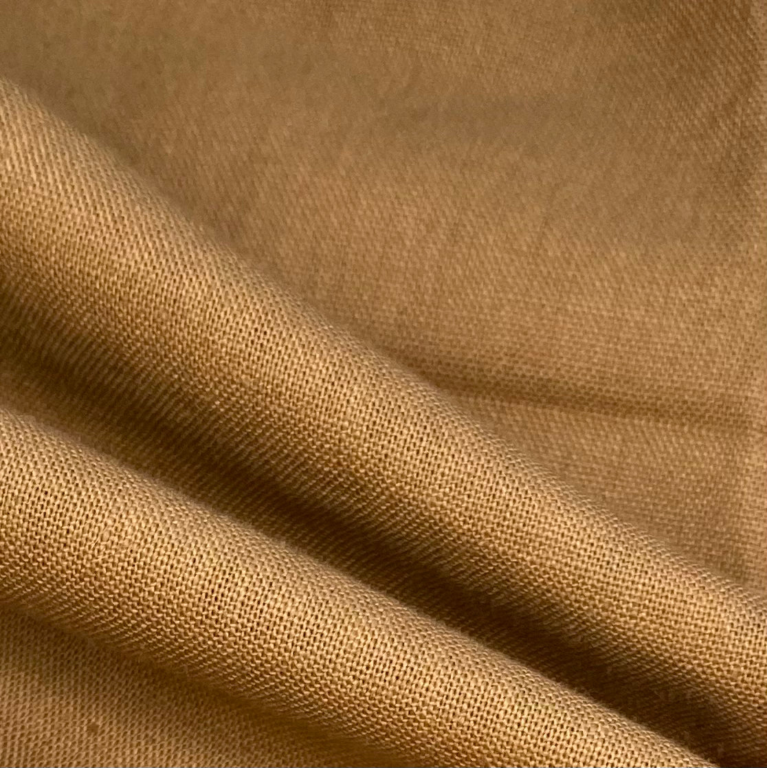 Cotton/Linen Blend - Brown