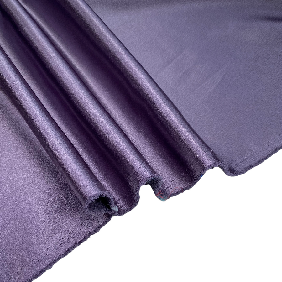 Polyester Crepe Back Satin - 60” - Purple