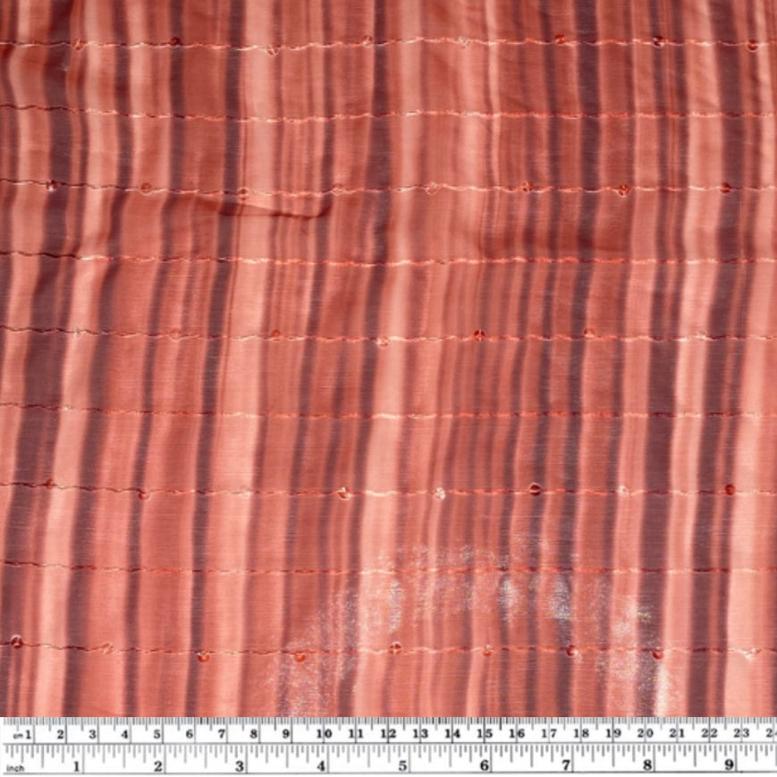 Sequin Embroidered Polyester Chiffon - 52”