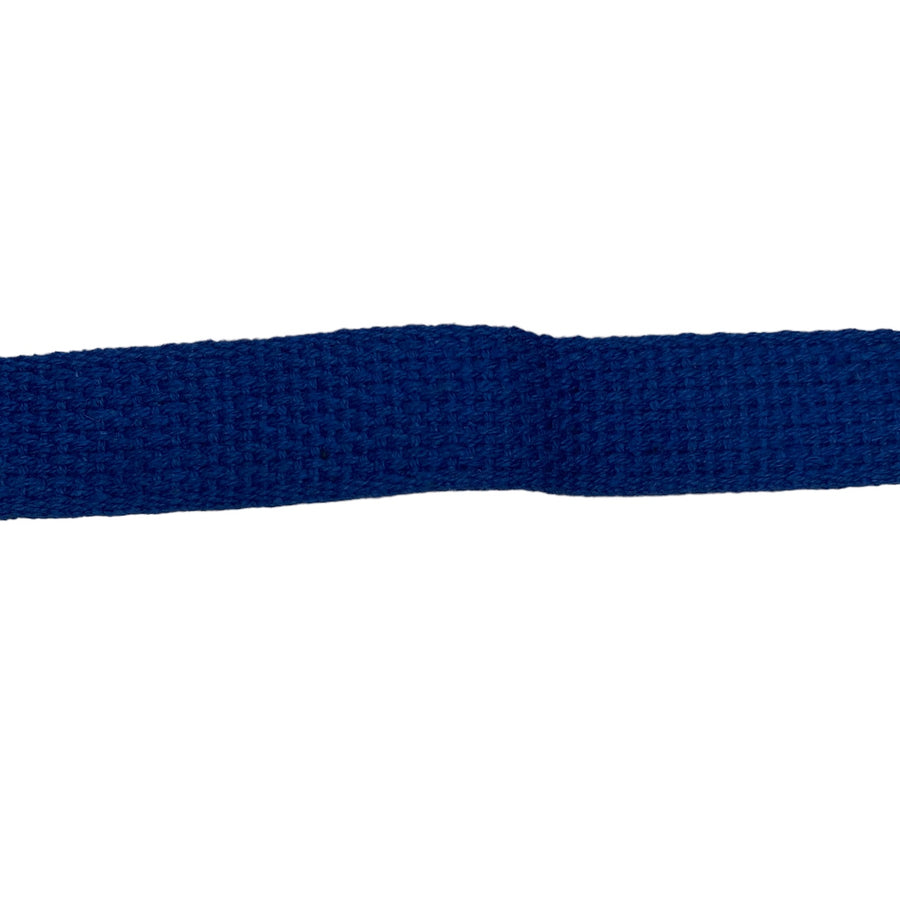 Cotton Webbing - 25mm - Blue