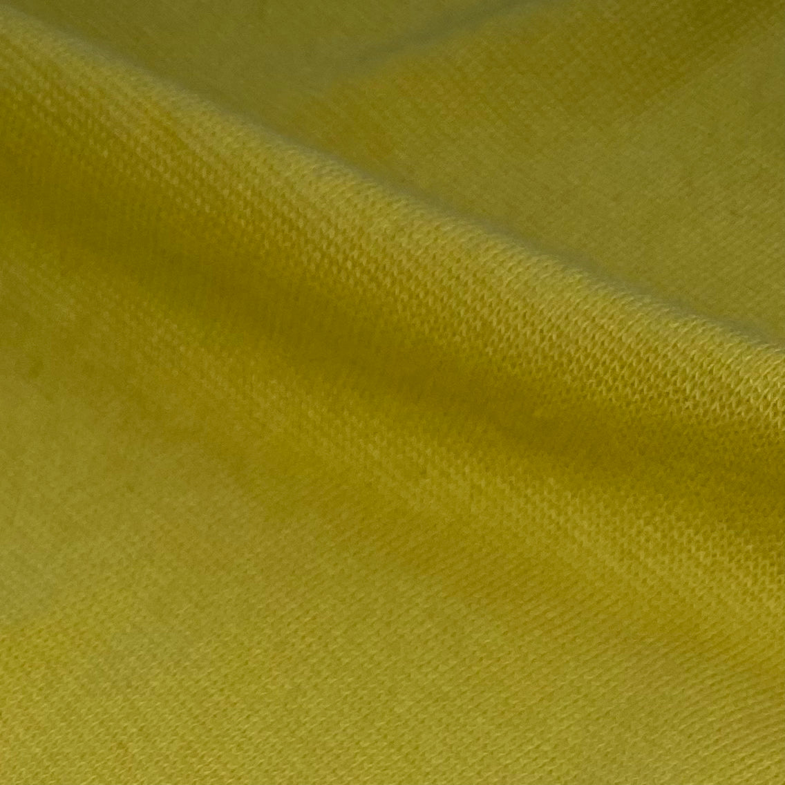 Cotton Tubular Rib Knit - Yellow · King Textiles