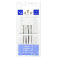DMC #1768/5 - Chenille Hand Sewing Needles Size 24