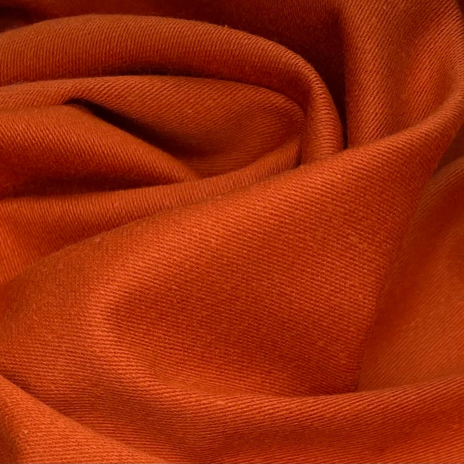 Twill Cotton Canvas - 7oz - Orange