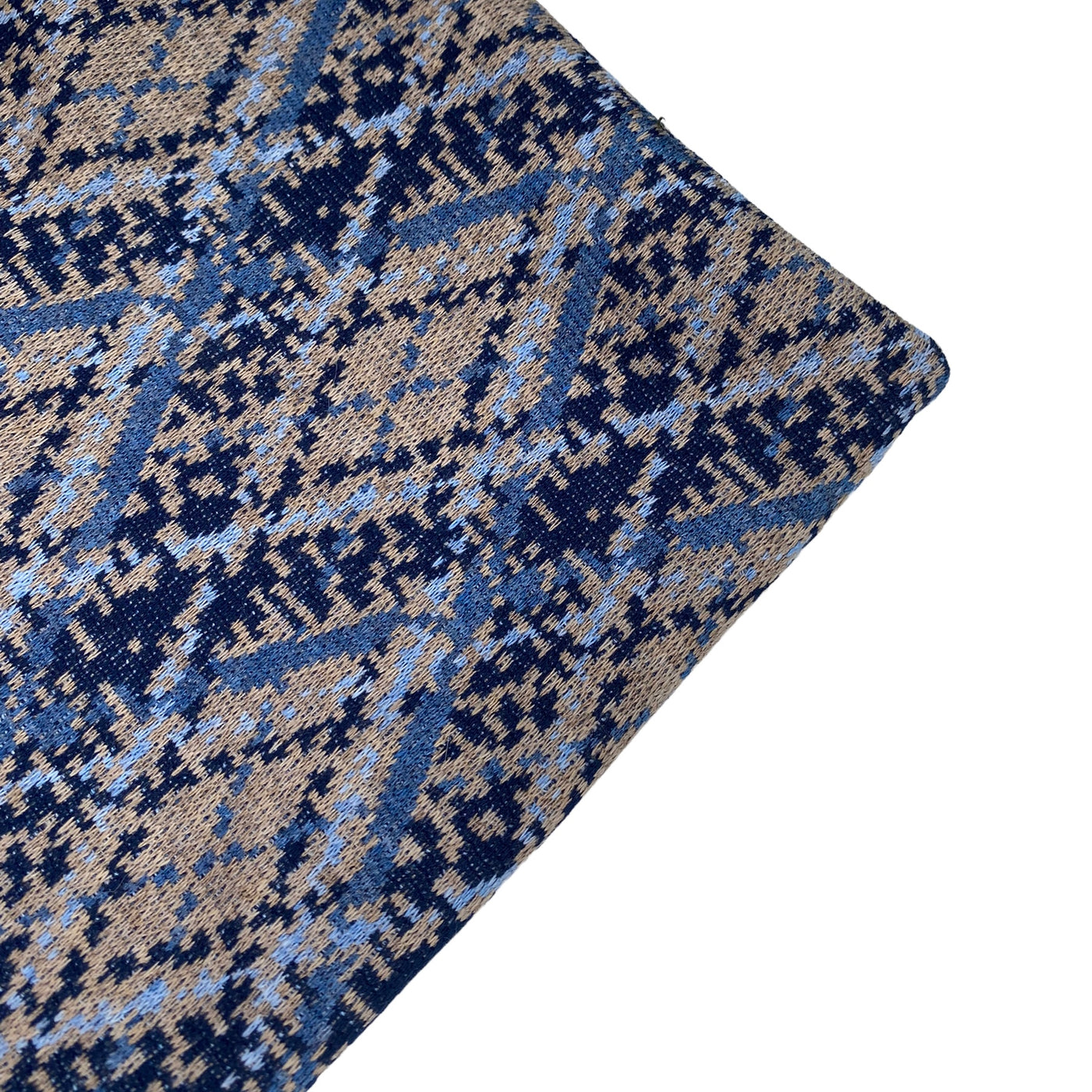 Patterned Polyester Knit - Argyle -  Green/Blue/Brown