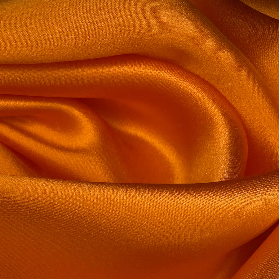 Mulberry Silk Charmeuse - Orange