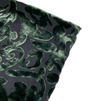 Burnout Silk Chiffon - Green