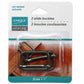 Metal Slide Buckle - 25mm (1″) - Antique Gold - 2 pcs